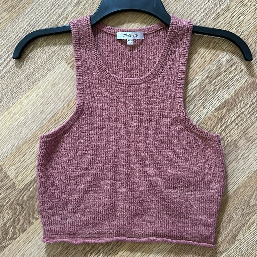 Madewell Crop Sweater Tank